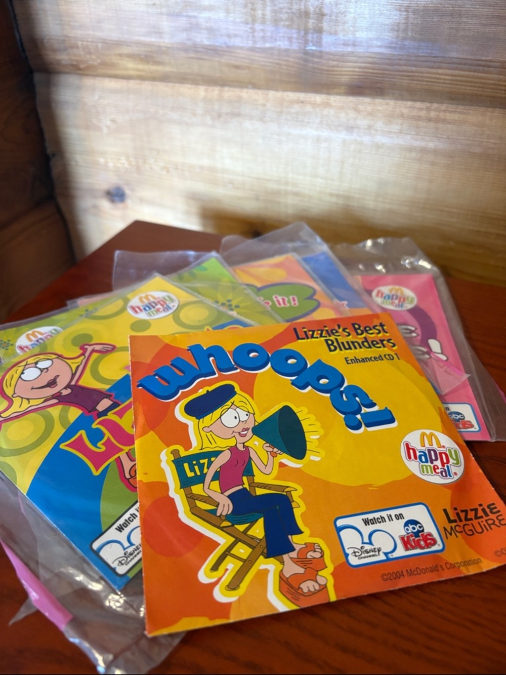 2004 Lizzie McGuire Happy Meal CD Bundle 1-6